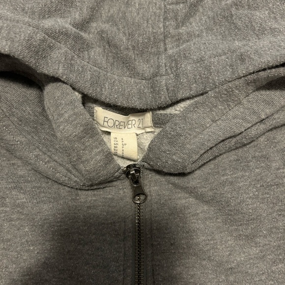 Half Zip Cropped Hoodie - Picture 2 of 2
